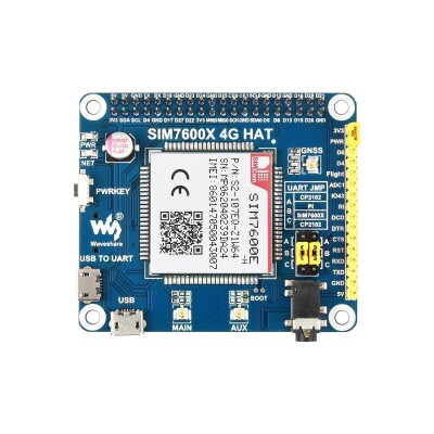 SIM7600E-H 4G Raspberry Pi HAT - 3