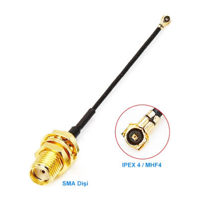 SMA - IPEX 4 Dönüştürücü Kablo - 15cm - 1