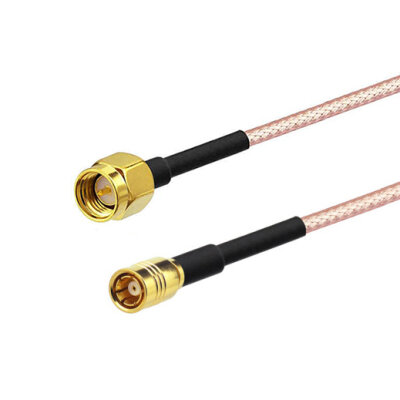 SMA Male to SMB Female RG316 Converter Cable - 10cm - 1