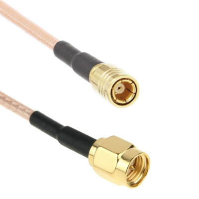 SMA Male to SMB Female RG316 Converter Cable - 10cm - 2