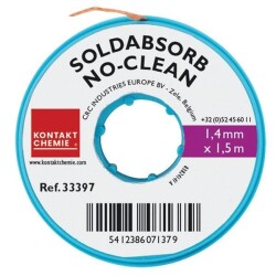 SOLDABSORB Desoldering Wire 1.4 mm - 1.5 Meters