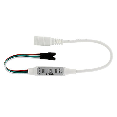 SP002E DC 5-24V RGB LED Controller - DC Jack Connection - 1