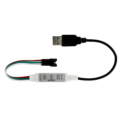 SP002E DC 5-24V RGB LED Controller - USB Powered - 1