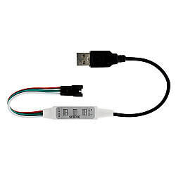 SP002E DC 5-24V RGB Led Kontrol Devresi - USB Bağlantılı