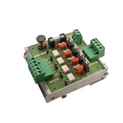 SSR-04 2A 4 Channel SSR Relay Module - Rail Mounted