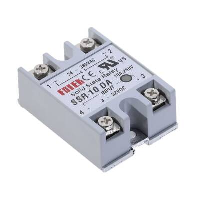 SSR-10DA Solid State Röle 10A - 3-32VDC Giriş 24-380VAC Çıkış - 1