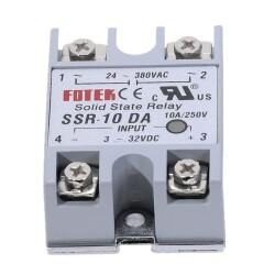 SSR-10DA Solid State Röle 10A - 3-32VDC Giriş 24-380VAC Çıkış - 2