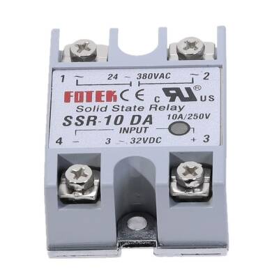 SSR-10DA Solid State Röle 10A - 3-32VDC Giriş 24-380VAC Çıkış - 2