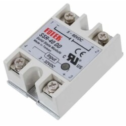 SSR-40DD Solid State Röle 40A - 3-32VDC Giriş 5-60VDC Çıkış