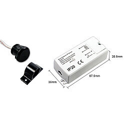 ST123 AC 220V Çift Kapı Dolap Aydınlatma Sensörü - 2