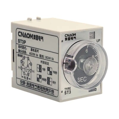 ST3PA-F AC 220V Delayed Time Relay - 20M - 1