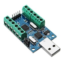STM32 10 Kanal 12 Bit USB-UART İletişim ADC Modülü