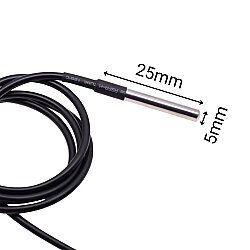 Su geçirmez Sıcaklık Sensörü -20℃~+80℃ - 5 Metre - 2