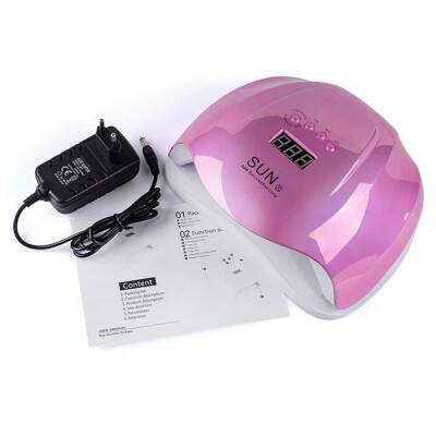 Sun X 54W Kalıcı Oje ve Protez Tırnak Kurutucu - Pembe - 3
