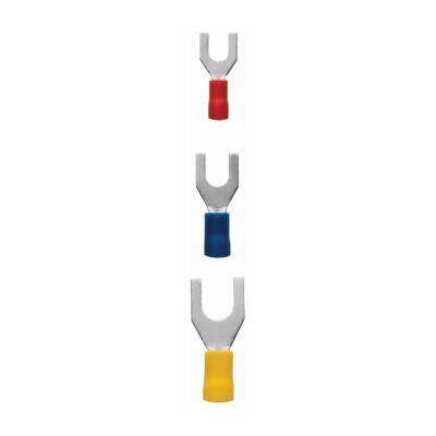 SV 1.25-3 0.50-1.50 mm Kırmızı Çatal Tip İzoleli Kablo Ucu 10 Adet - 1