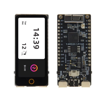 T-Display-S3 V1.0 AMOLED 1.91" Touchscreen Development Board - Solderless - 1