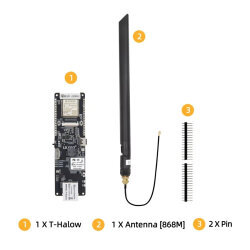 T-Halow ESP32-S3 V1.0 859MHz-894MHz 875M SAW IoT Geliştirme Kartı - 4