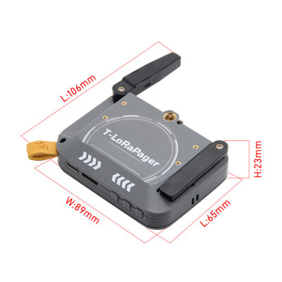 T-Lora Pager ESP32-S3 868MHz LoRa SX1262 Programlanabilir Geliştirme Kartı - 3