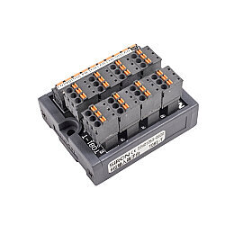 T081-T 24V 1A 8-Bit Giriş Ray Tipi Terminal Blok - 1