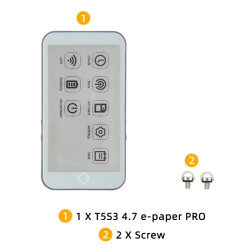 T5 E-Paper S3 Pro ESP32-S3 915MHz 4.7" LoRa Wi-Fi BLE IoT Geliştirme Kartı - GPS - 4