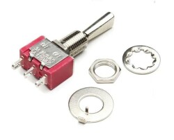 T80-T ON-ON 3-Pin Spring Toggle Switch