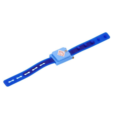 TA-001 Kablosuz Silikon Antistatik Bileklik - Lacivert - 2