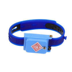 TA-001 Wireless Silicone Antistatic Wristband - Navy Blue
