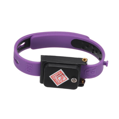 TA-001 Wireless Silicone Antistatic Wristband - Purple - 1