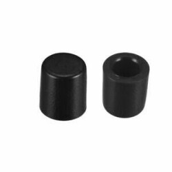 Tact Switch Cover Diameter 3.1mm Black - Compatible with 6x6mm Switch