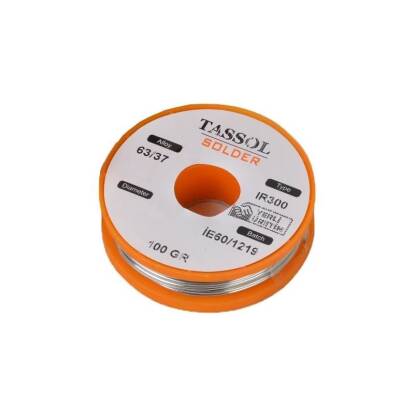 Tassol 2 mm 100gr Solder Wire (63% Tin / 37% Lead) - 1