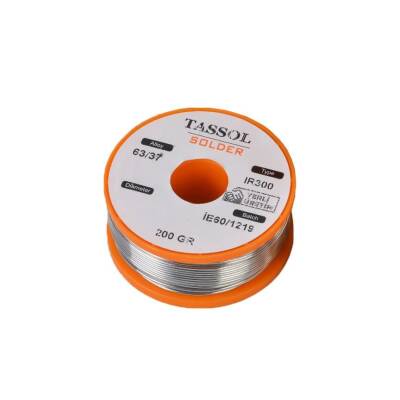 Tassol 2 mm 200gr Lehim Teli (%63 Kalay / %37 Kurşun) - 1