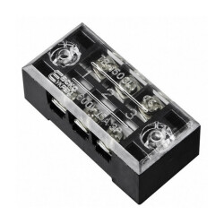 TB-1503 3P Double Row Terminal Block - 600V 15A