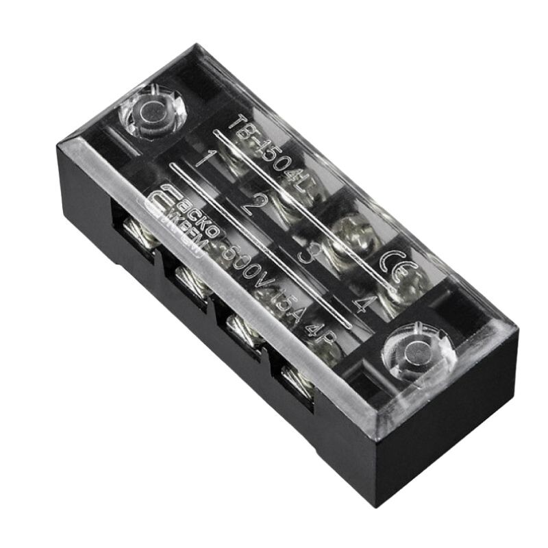 TB-1504 4P Çift Sıra Terminal Blok - 600V 15A