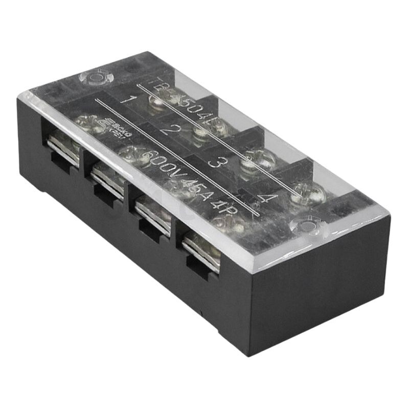 TB-4504 4P Çift Sıra Terminal Blok - 600V 45A