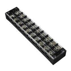 TB-4510 10P Double Row Terminal Block - 600V 45A