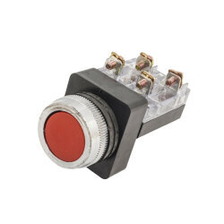 TBF-25 1NO+1NC Yaylı Push Buton - Kırmızı - 1