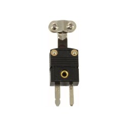 TC1-SY-Male - Fe-Const Thermocouple Plug Black
