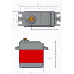 TD-8120MG 20KG Waterproof Digital Servo Motor - 3