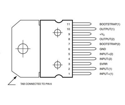 TDA2005 Multiwatt-11 Amplifikatör  Ses Entegresi - 2