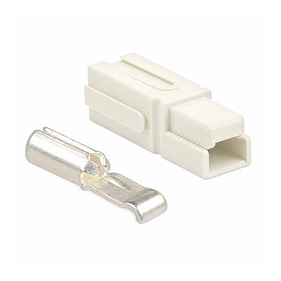 Tekli 120A 600V Anderson Power Akü Soketi - Beyaz - 1