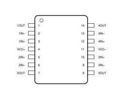 TL074CN DIP-14 Integrated - 2
