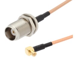 TNC-KY MCX-JW RG316 Converter Cable - 12cm