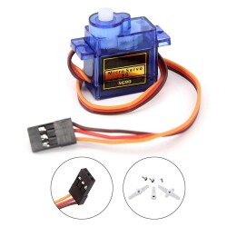 Tower Pro SG90 RC Mini Servo Motor - 360 Derece - 3