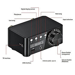 TPA3116 D-Class 5.0 HiFi 2x50W 2 Kanal Stereo Amfi Modülü - 2
