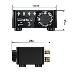 TPA3116 D-Class 5.0 HiFi 2x50W 2 Kanal Stereo Amfi Modülü - 4