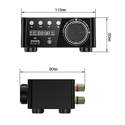 TPA3116 D-Class 5.0 HiFi 2x50W 2 Kanal Stereo Amfi Modülü - 4