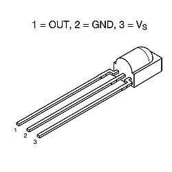 TSOP18438 38kHz IR Receiver - 2