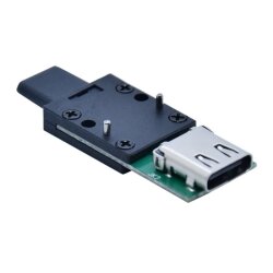 Type-C Female - Plastic Male Test Socket - Open Circuit