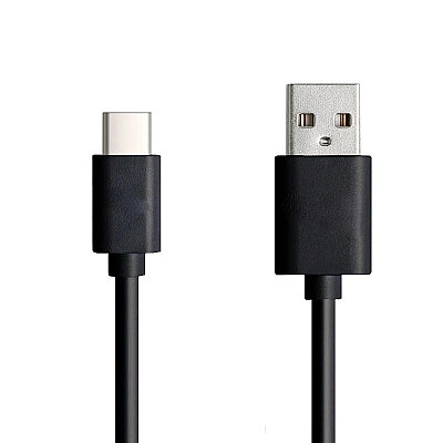 Type-C to USB Fast Charging and Data Cable - Black, 1.5 Meters - 2
