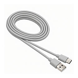 Type-C to USB Fast Charging and Data Cable - Gray, 1.5 Meters - 1